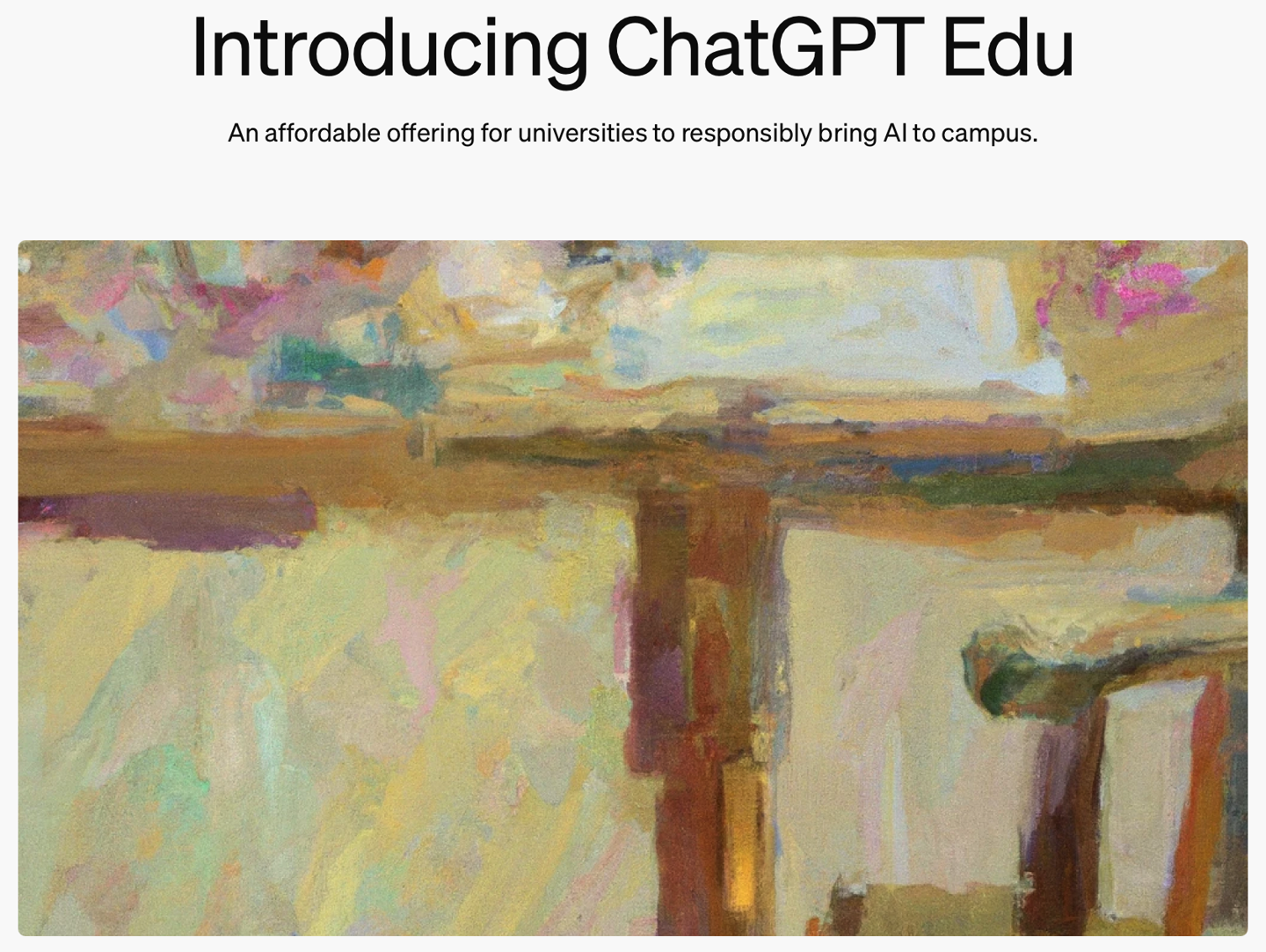 OpenAI 推出为大学开发的 ChatGPT Edu 教育版 对话和数据不用于训练模型