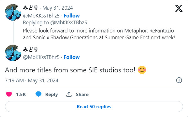 传SIE将在夏季游戏节上公布更多第一方游戏