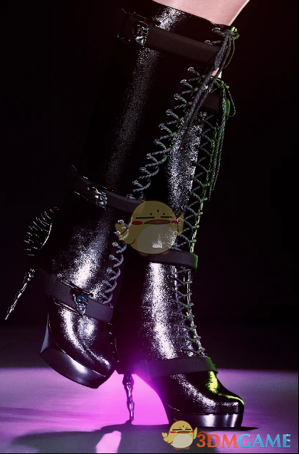 《赛博朋克2077》CXL骷髅朋克高跟靴MOD