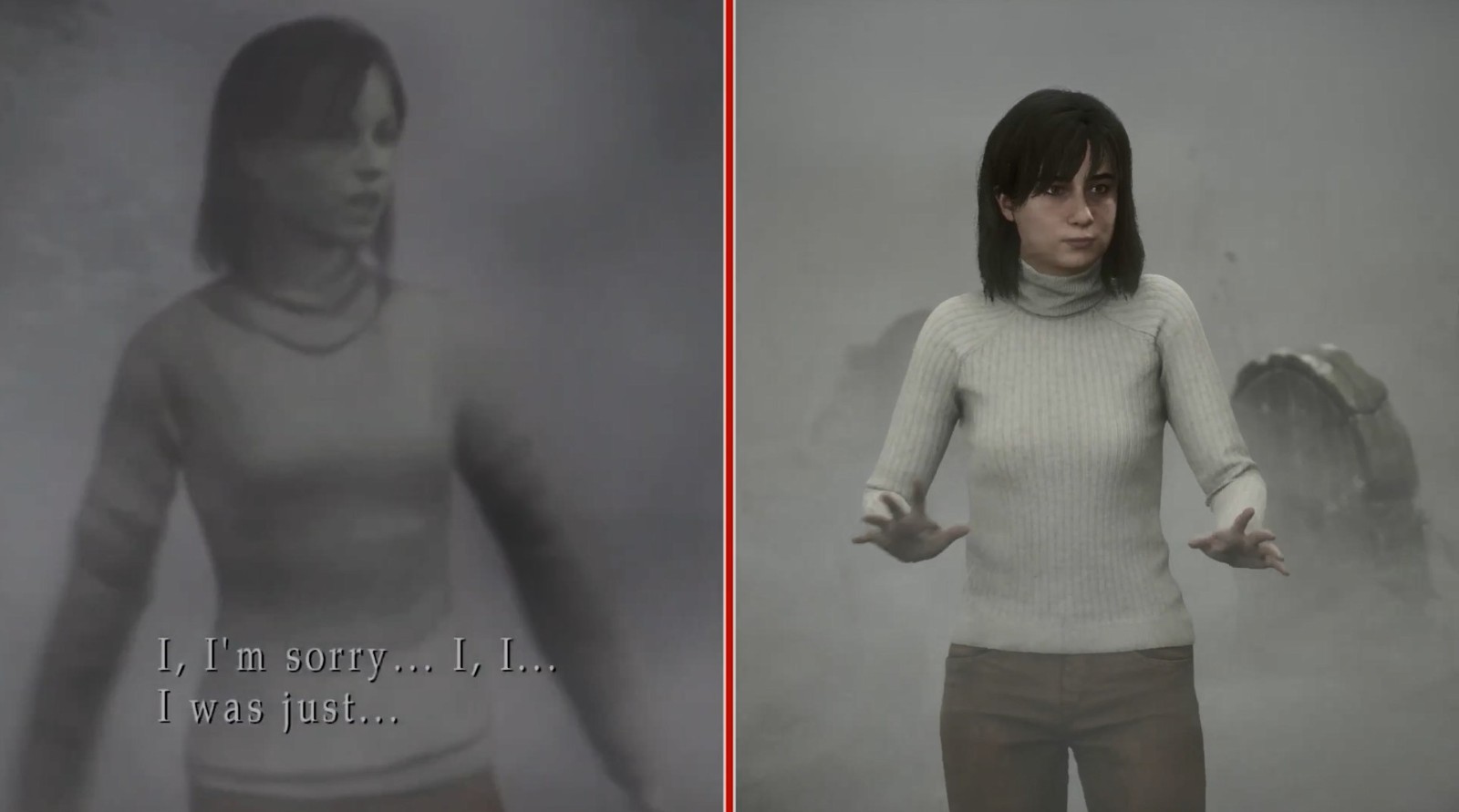 《寂静岭2：重制版》女角变丑 是借鉴了原版游戏早先设计？