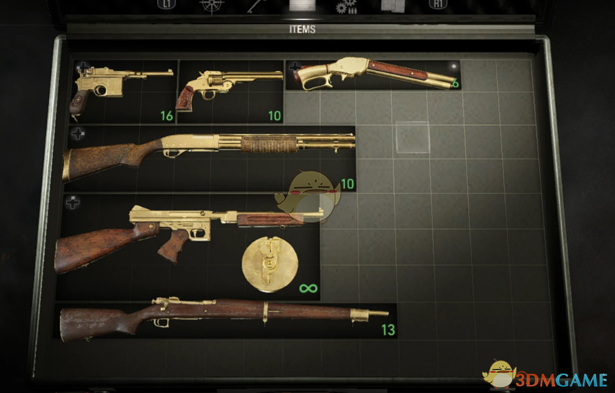 《生化危机4：重制版》枪械黄金纹理MOD
