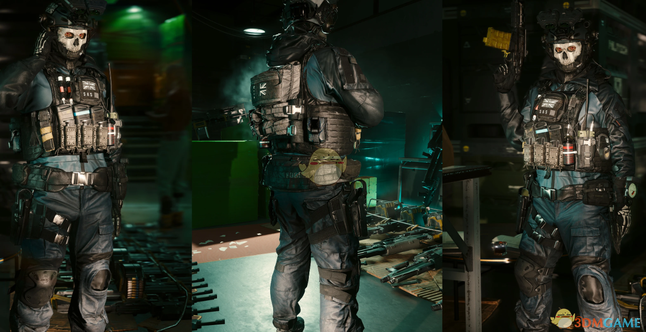 《赛博朋克2077》使命召唤幽灵作战服MOD