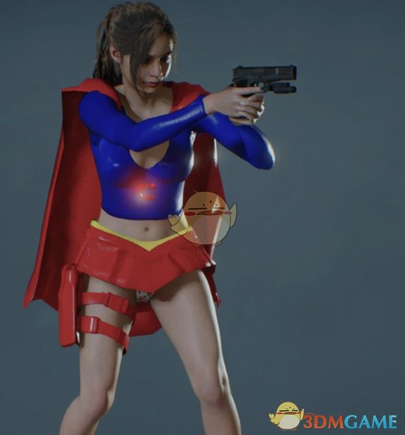 《生化危机2：重制版》克莱尔性感女超人服饰MOD