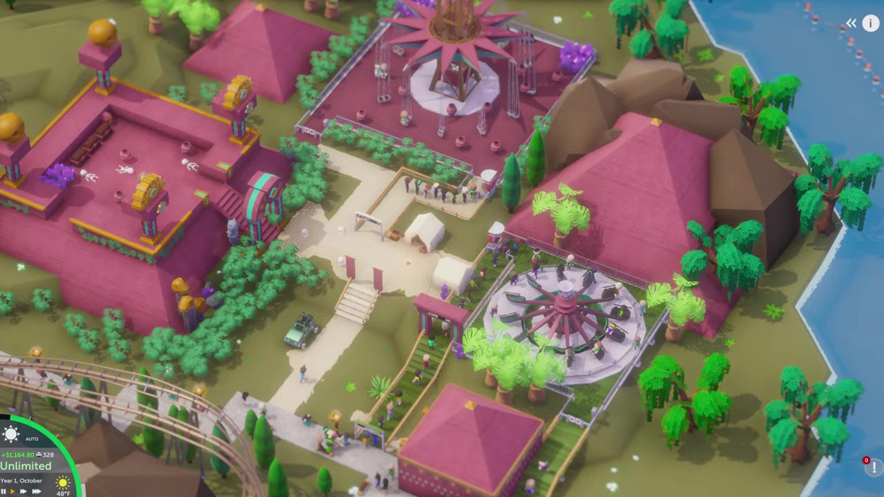 游乐园建造模拟《Parkitect》主机版预告 7月3日上线