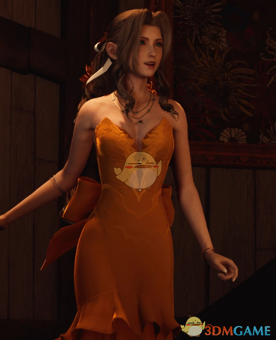 《最终幻想7：重制版》爱丽丝性感长款礼裙MOD