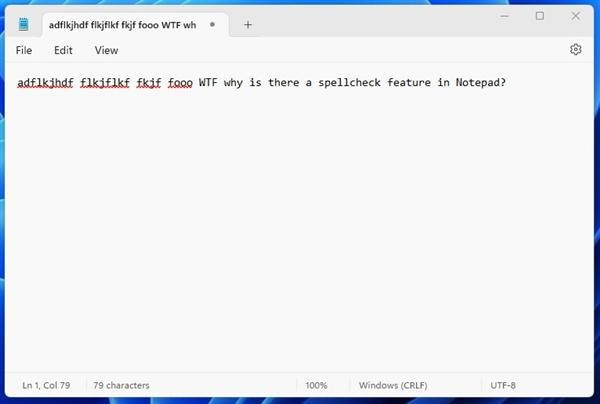 Windows 11記事本喜迎升級(jí)：支持拼寫(xiě)檢查、自動(dòng)糾錯(cuò)