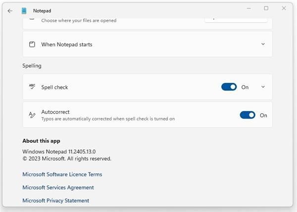 Windows 11記事本喜迎升級(jí)：支持拼寫(xiě)檢查、自動(dòng)糾錯(cuò)