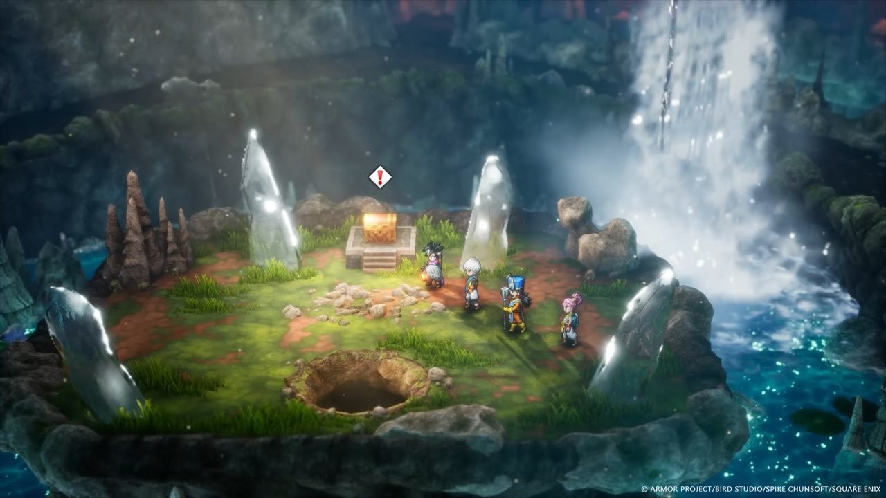 《勇者斗恶龙3 HD-2D 重制版》新截图 展示迷宫和战斗等