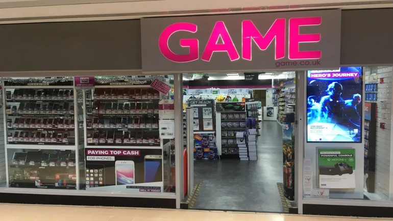 英国游戏零售商GAME将停止在店内销售实体充值卡