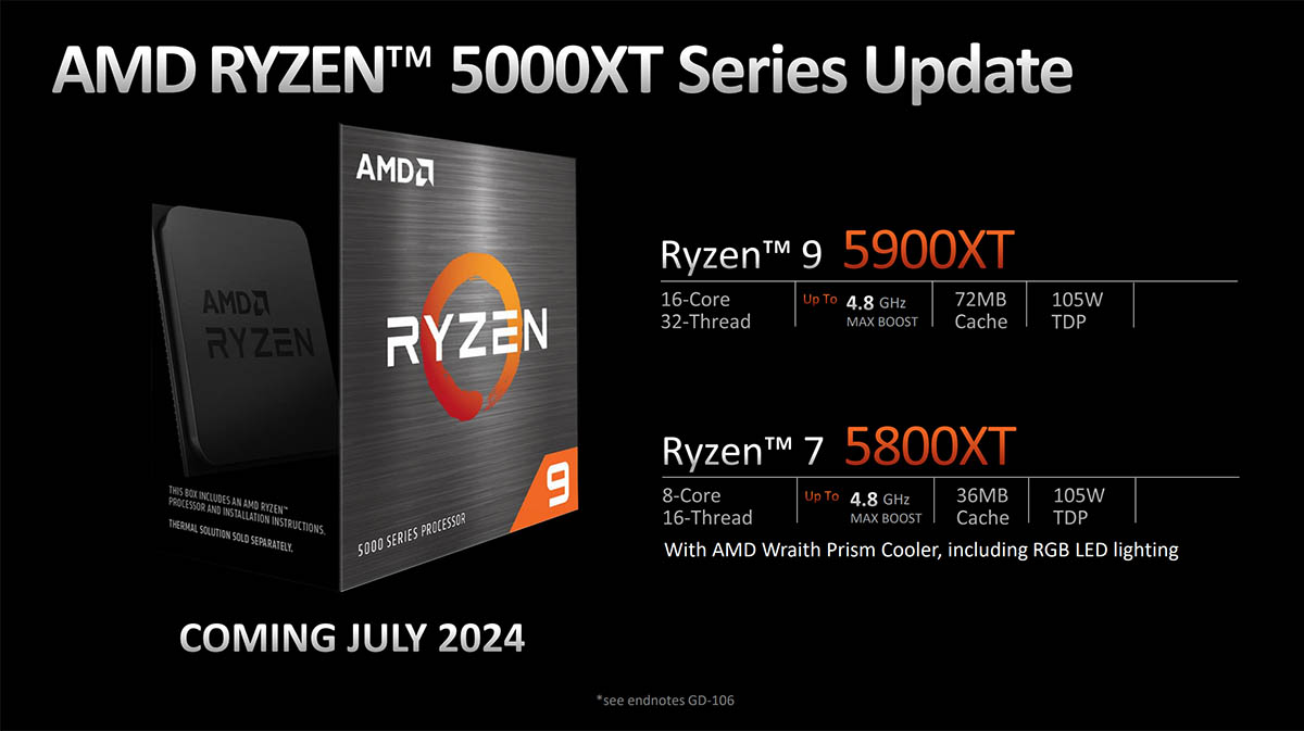 AMD Ryzen 5000XT系列也推遲發售瞭?