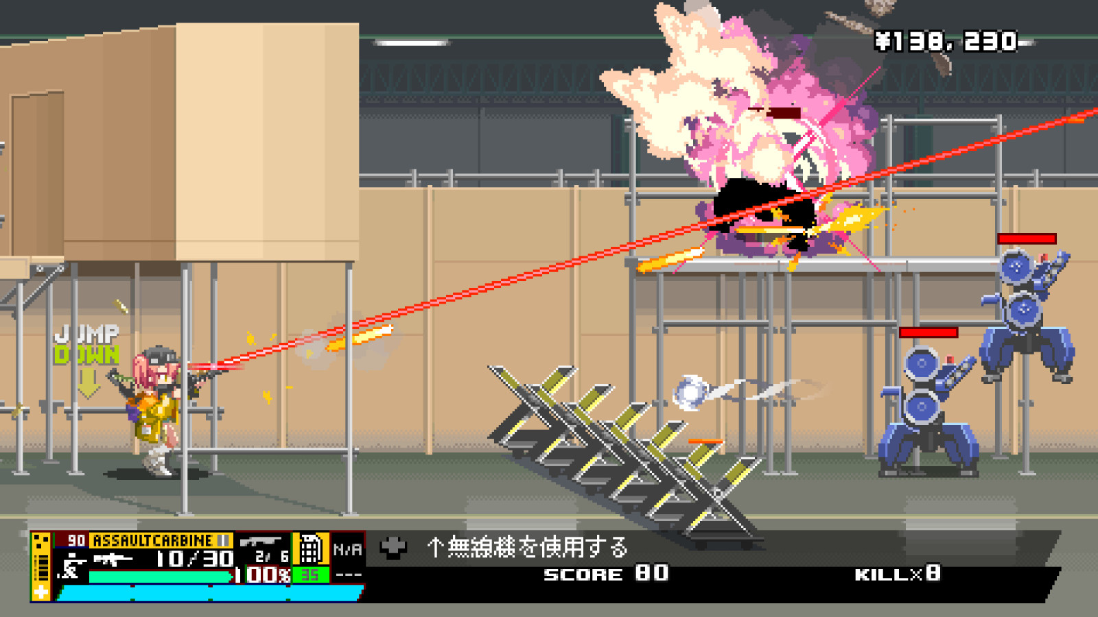 像素風動作射擊遊戲《Nitro Express》Steam頁面上線 明年發售