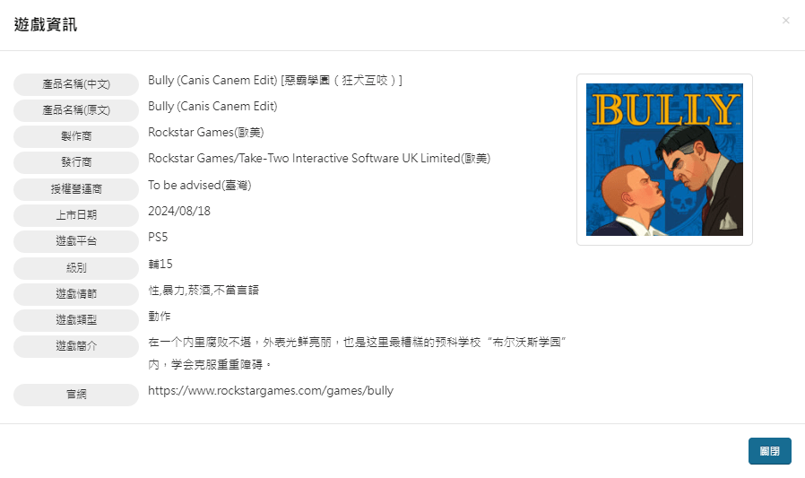 分級信息顯示《惡霸魯尼》或將登陸現代主機平臺