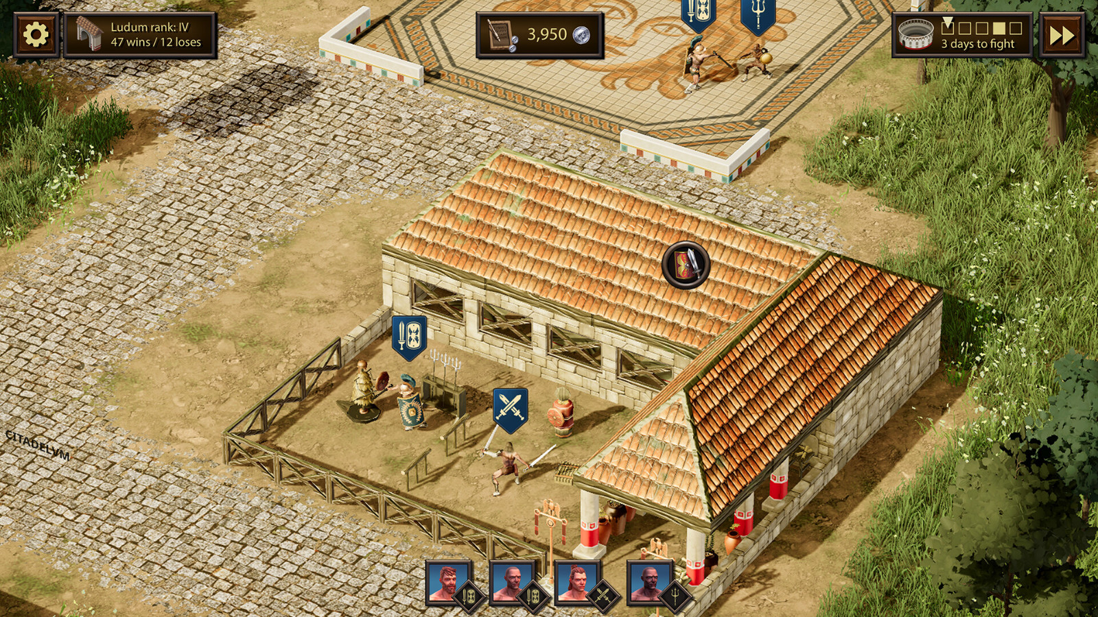 角斗士管理模拟游戏《Gladiators of Citadelum》Steam页面上线 支持简体中文