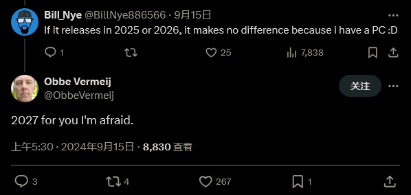 R星老员工：《GTA6》没有竞争对手 未来能卖十年以上