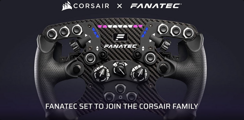 “船廠”Corsair確認收購賽車遊戲外設廠商Fanatec