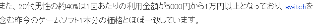 日本玩傢遊戲購買調查 每年12個遊戲比例不高