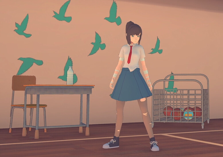 日漫風格少女格鬥動作遊戲《零至七年級》現已上線Steam平臺