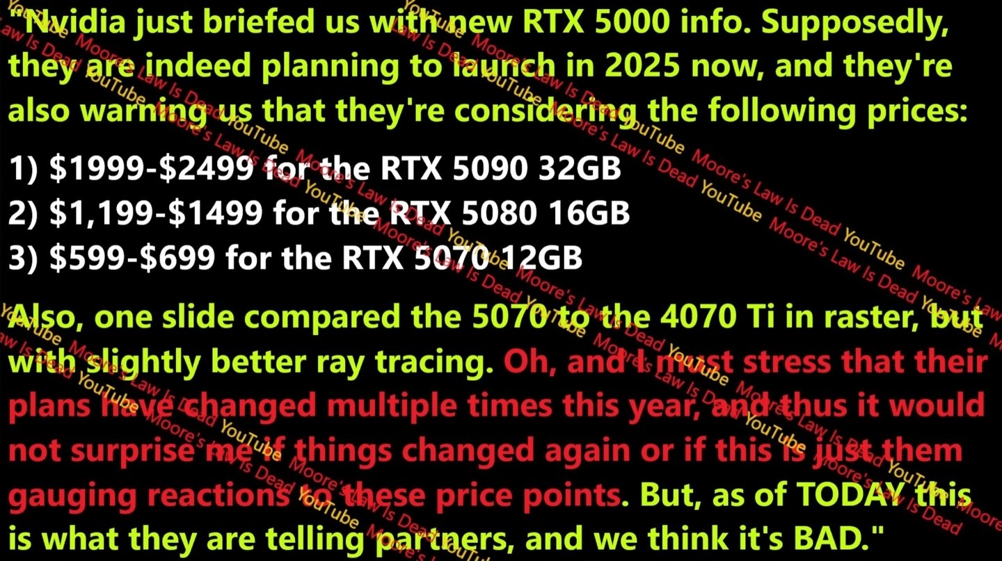 老黃不手軟！英偉達RTX50系價格首曝 5090這漲幅迅猛