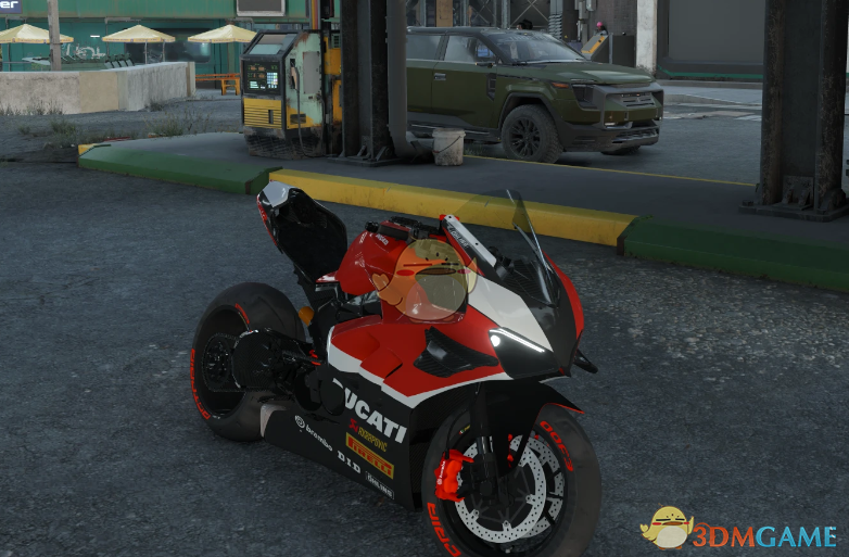 《赛博朋克2077》独立车辆-杜卡迪 Panigale V4R MOD