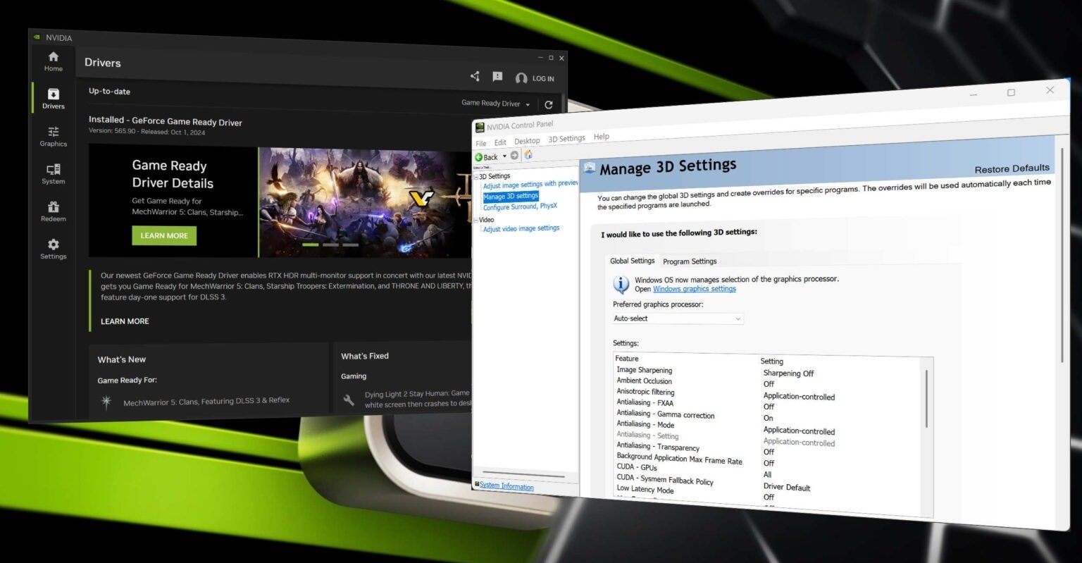 NVIDIA App将与RTX 50系列一同发布