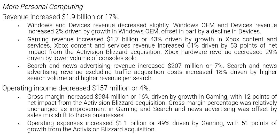 Xbox 25財年Q1總收入增長43% 全部來自動視