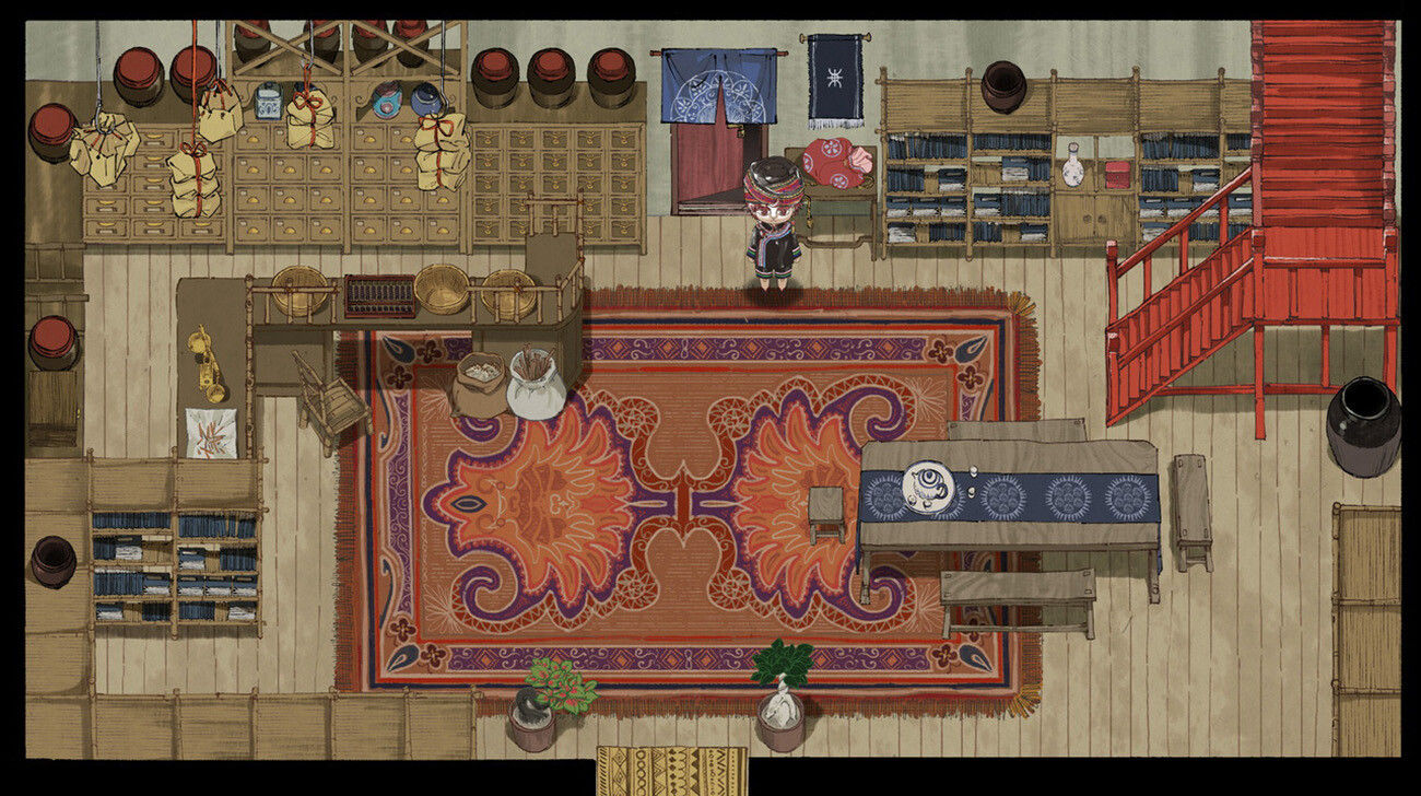 苗畫風(fēng)格冒險解謎RPG《霧隱》現(xiàn)已開啟Steam商店頁面