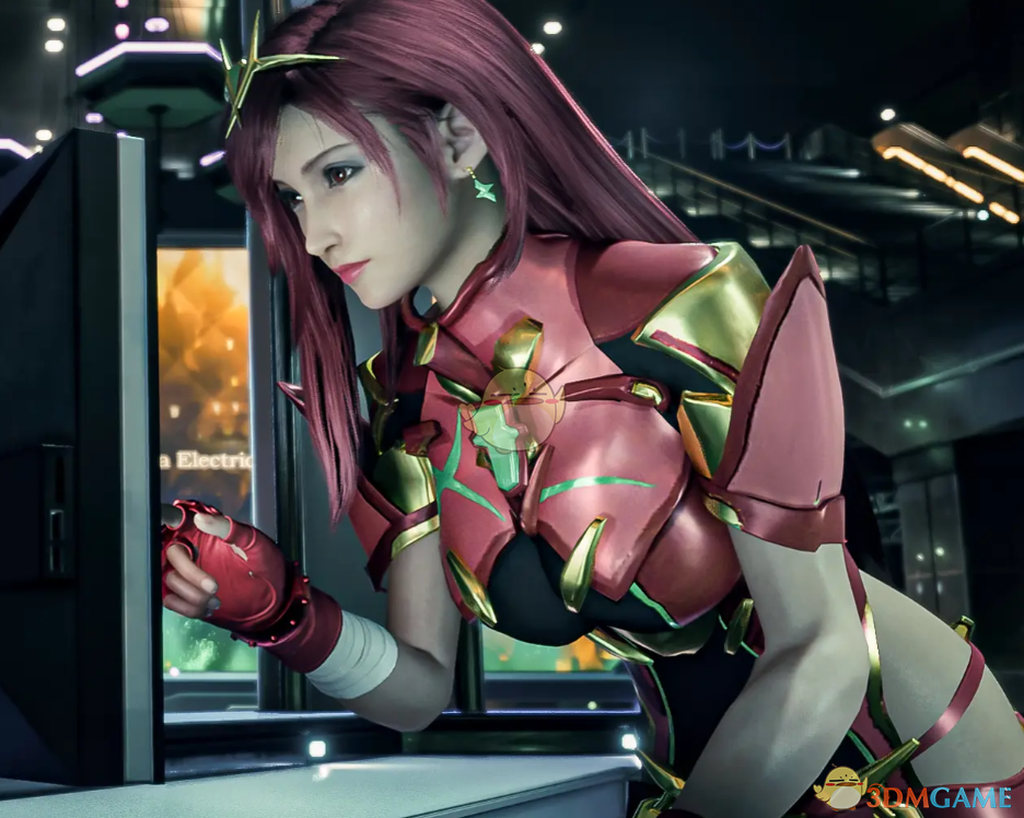 《最终幻想7：重制版》蒂法的异度神剑2焰盔甲MOD