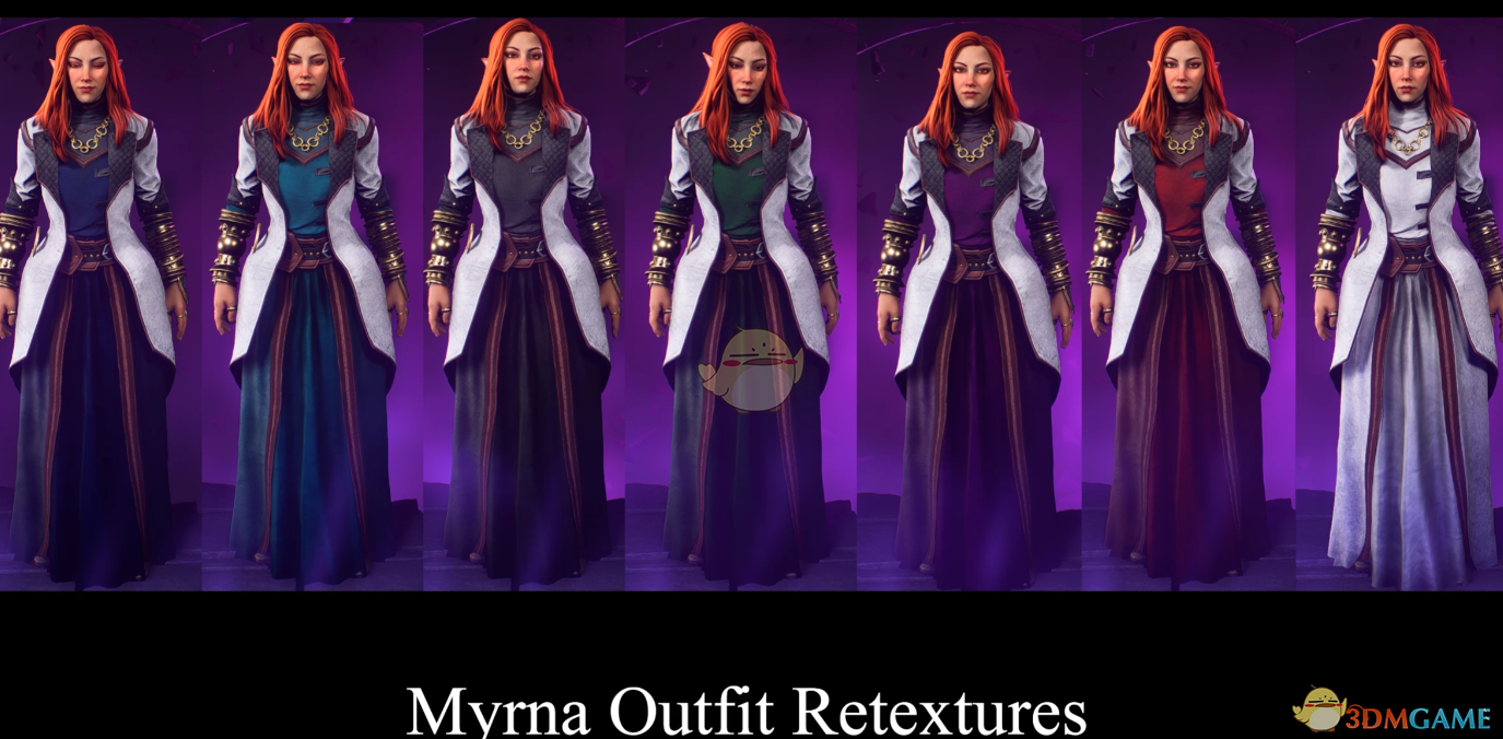 《龙腾世纪：影障守护者》Myrna服装重新着色MOD