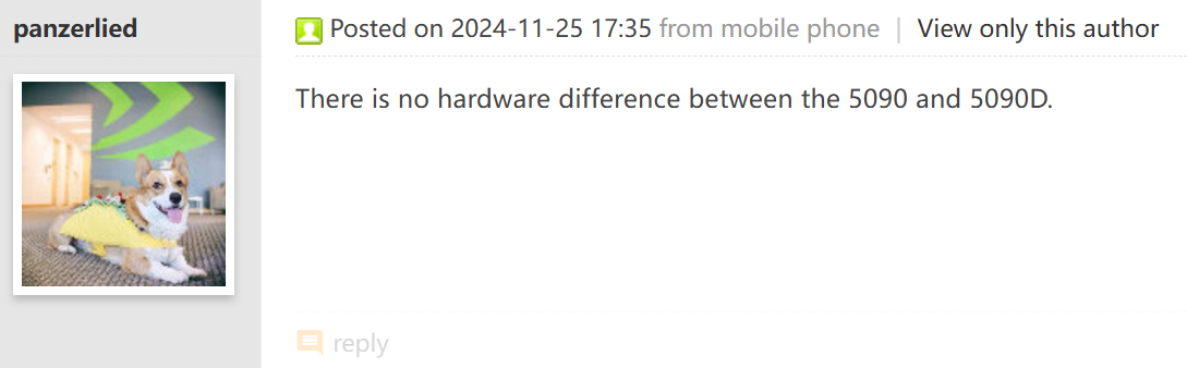 RTX 5090D和原版5090硬件没有差别！版硬别和和4090D刀法截然不同