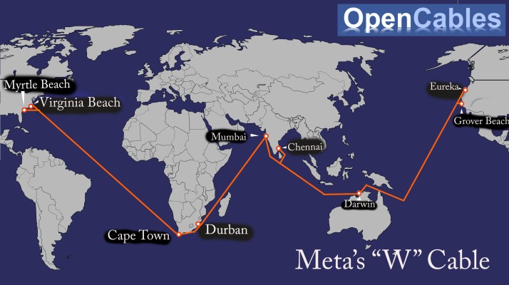 Meta計劃建立自己的海底光纜 長度將超4萬公里