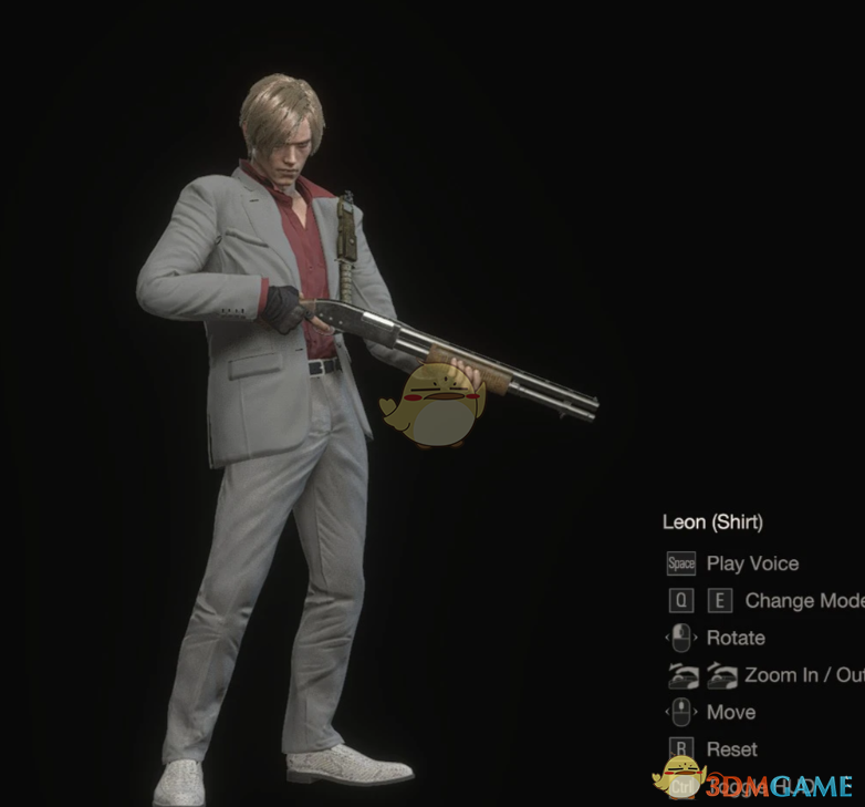 《生化危机4：重制版》里昂的如龙桐生一马西装MOD