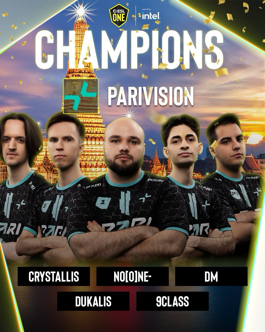 《DOTA2》ESL One曼谷站 Parivision3:1液體奪冠