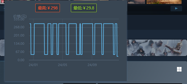 《刺客信条：起源》Steam一折特惠 标准版新史低29.8元