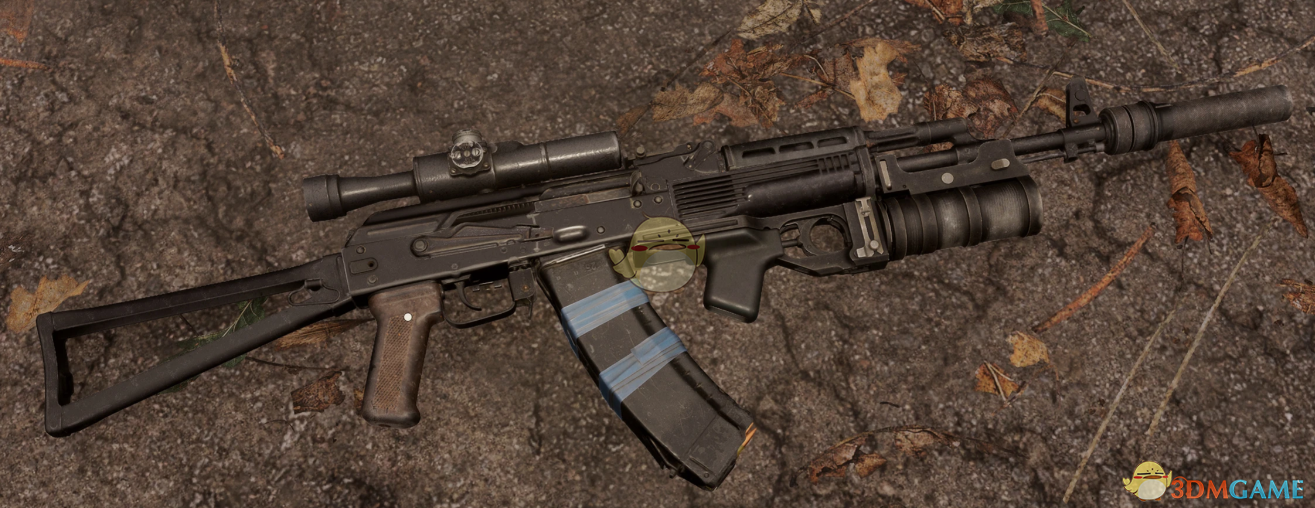 《潜行者2:切尔诺贝利之心》黑色的AKM-74SMOD