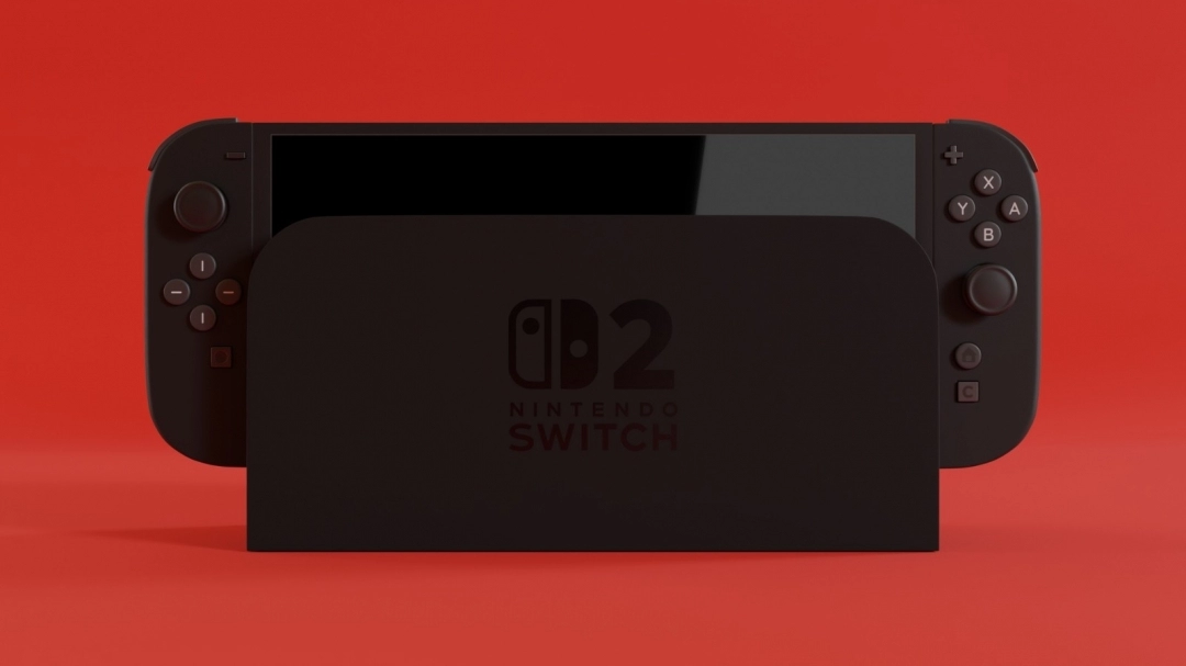 最新饭制任天堂Switch 2概念渲染图 手柄蓝黄配色