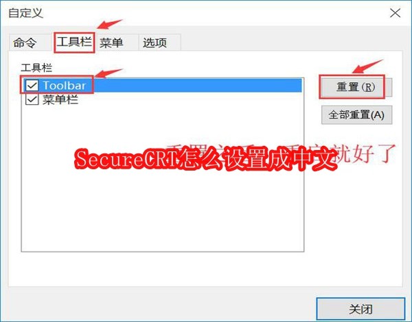 SecureCRT怎么设置成中文
