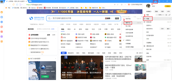 搜狗浏览器在哪可以导出书签