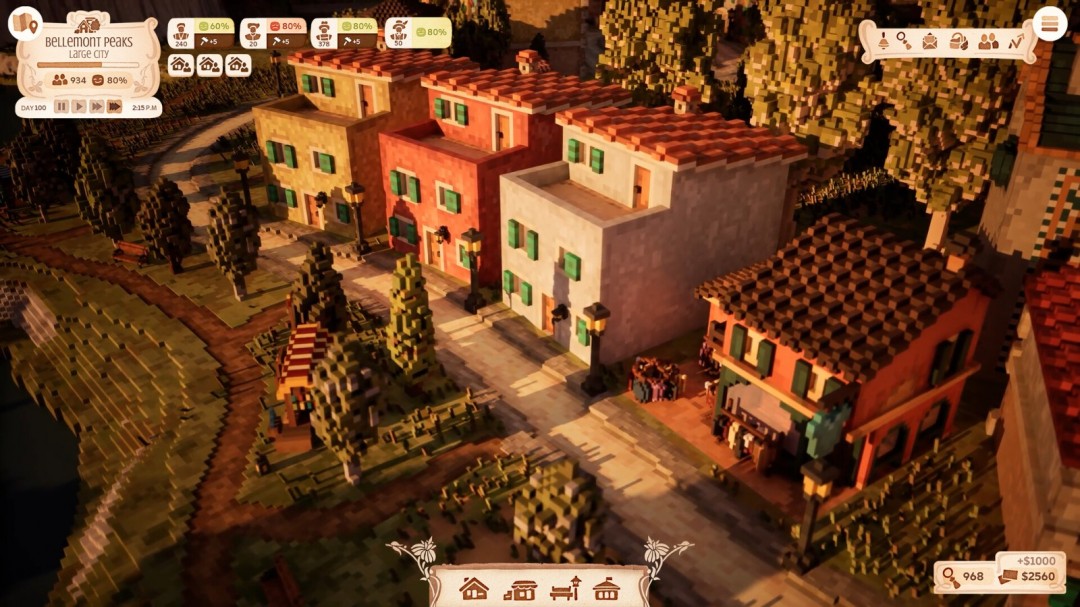 体素风格城市建设游戏《Town To City》Steam页面开放 发售日待定