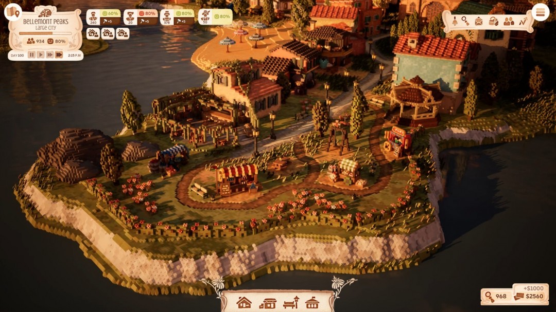 体素风格城市建设游戏《Town To City》Steam页面开放 发售日待定