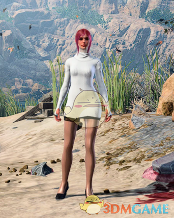 《博德之门3》现代黑丝毛衣套装MOD