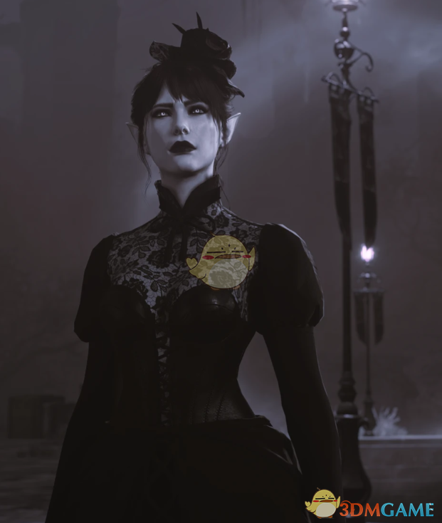 《博德之门3》黑暗哥特式礼裙MOD