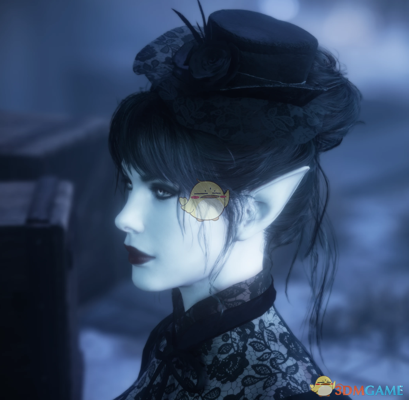 《博德之门3》黑暗哥特式礼裙MOD