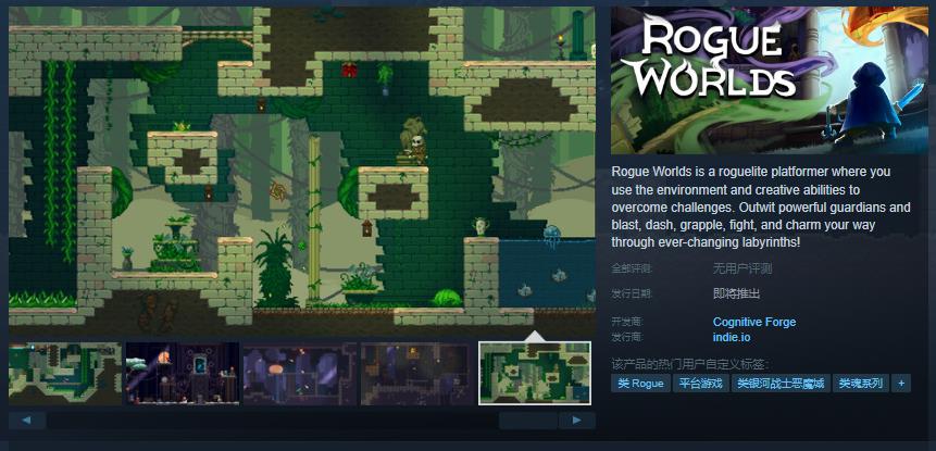 Rogueliteƽ̨ϷRogue WorldsSteamҳ մ