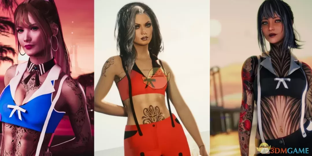 《赛博朋克2077》夏日海边沙滩装MOD