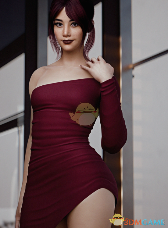 《赛博朋克2077》LR优雅连衣裙MOD