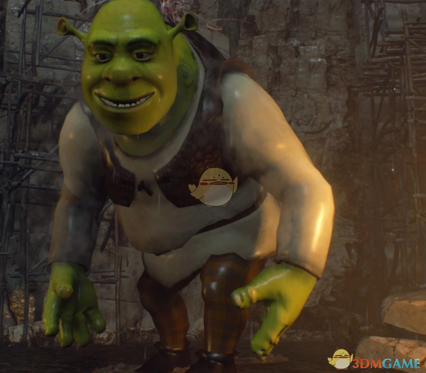 《生化危机4：重制版》怪物史瑞克替换BOSS巨人MOD