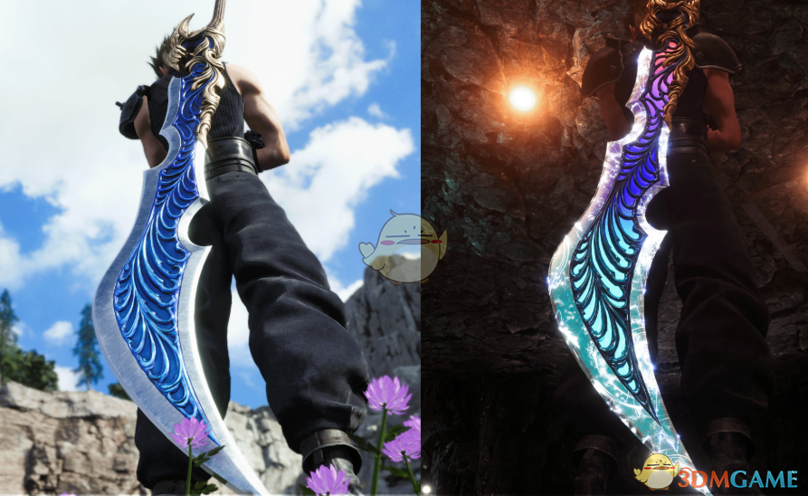 《最终幻想7：重生》最终幻想14斩铁剑MOD