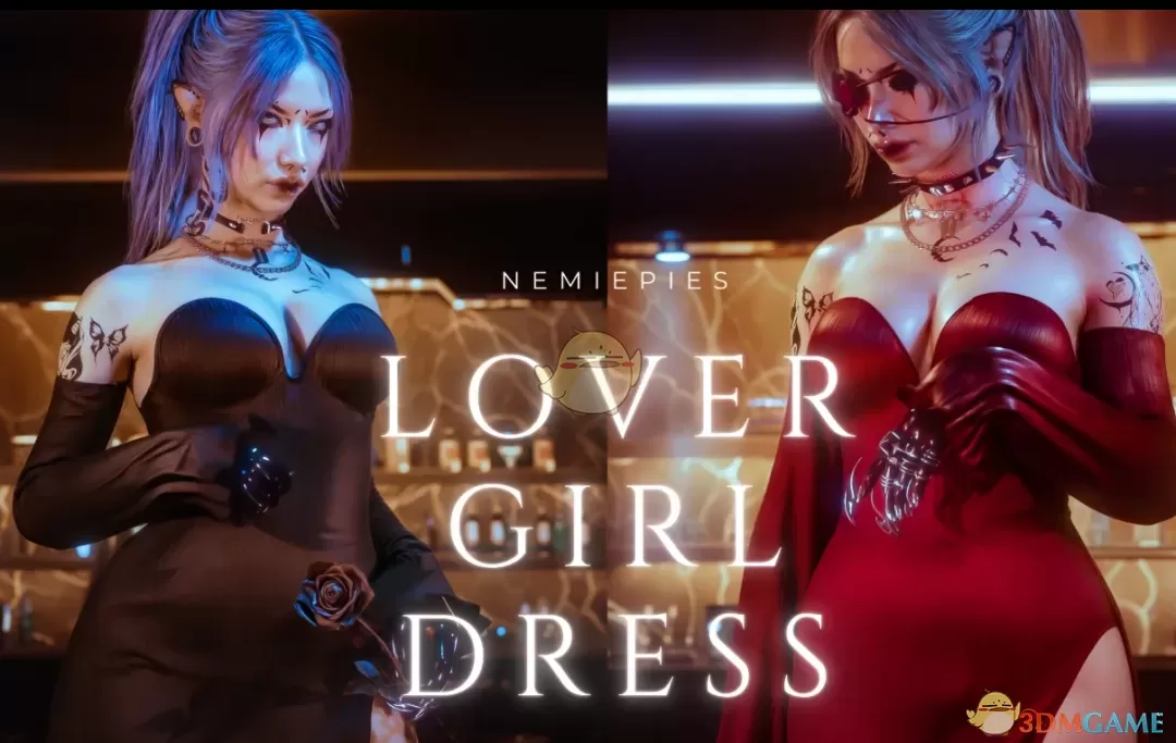 《赛博朋克2077》情人节连衣裙MOD