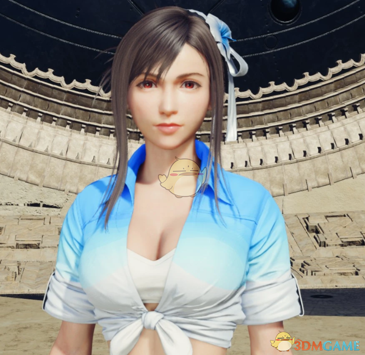 《最终幻想7:重生》蒂法的海洋蓝沙滩装MOD