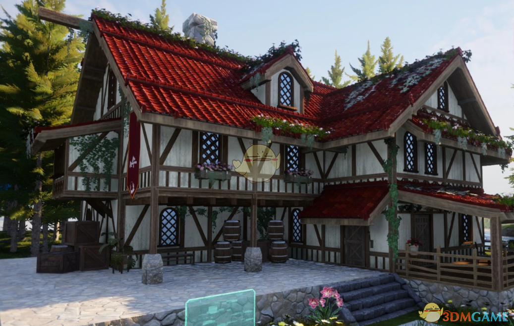 《幻兽帕鲁》欧洲中世纪建筑奇幻美学MOD